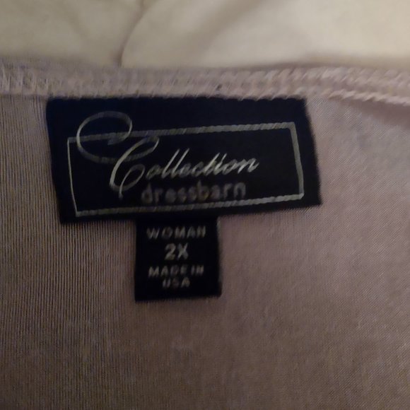 Tan with silver beading - Picture 2 of 2